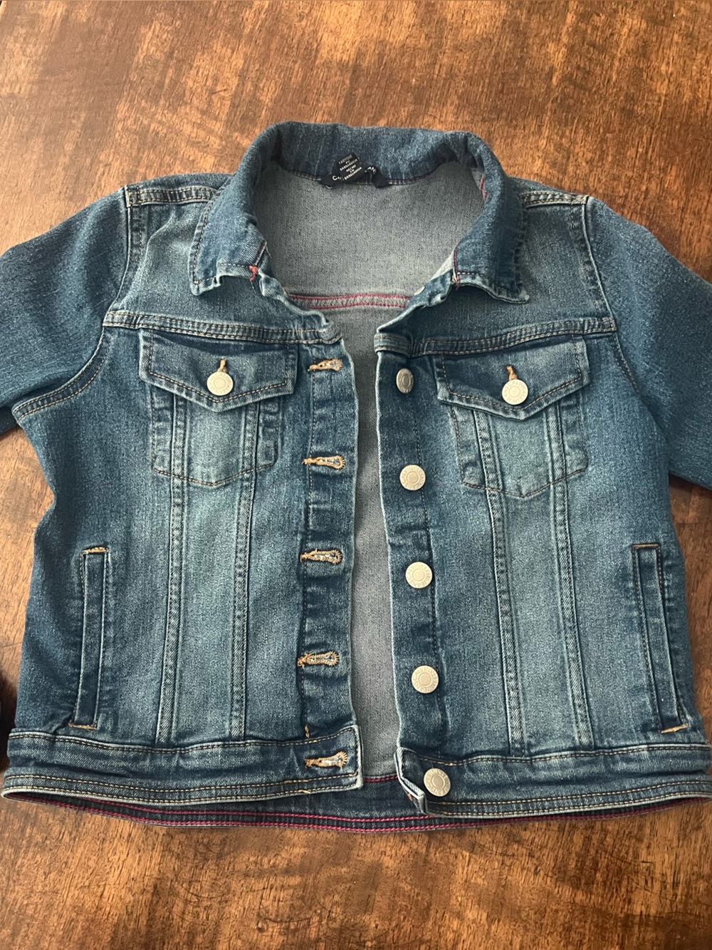 Calvin Klein Jeans Kids Medium Blue Denim Jacket